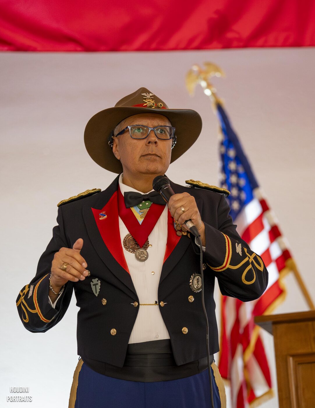 Military ball event